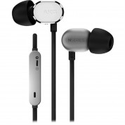 AKG N20U - слушалки с микрофон и управление на звука за iPhone, iPad и iPod и мобилни устройства (сребрист)