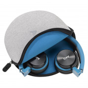AKG Y40 High-performance foldable headphones - сгъваеми слушалки с микрофон и управление на звука за мобилни устройства (син) 4