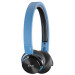 AKG Y40 High-performance foldable headphones - сгъваеми слушалки с микрофон и управление на звука за мобилни устройства (син) 7