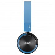 AKG Y40 High-performance foldable headphones - сгъваеми слушалки с микрофон и управление на звука за мобилни устройства (син) 3