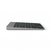 Satechi Slim Aluminum Wireless Keypad - безжична Bluetooth клавиатура с 18 бутона за MacBook (тъмносива) 2