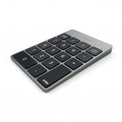 Satechi Slim Aluminum Wireless Keypad - безжична Bluetooth клавиатура с 18 бутона за MacBook (тъмносива) 6