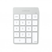 Satechi Slim Aluminum Wireless Keypad - безжична Bluetooth клавиатура с 18 бутона за MacBook (сребриста)