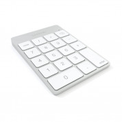 Satechi Slim Aluminum Wireless Keypad - безжична Bluetooth клавиатура с 18 бутона за MacBook (сребриста) 3