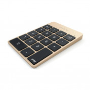 Satechi Slim Aluminum Wireless Keypad - безжична Bluetooth клавиатура с 18 бутона за MacBook (златиста) 1
