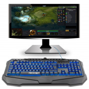 TeckNet X702 LED Illuminated Gaming Keyboard - геймърска клавиатура с LED подсветка (за PC) 4