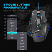 TeckNet M008 Laser Gaming Mouse - геймърска лазерна мишка (за Mac и PC) 7