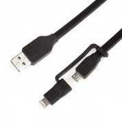 Tylt Flip Duo Charge & Sync Lightning and MicroUSB - кабел 2в1 за Apple и MicroUSB устройства  2