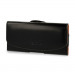 Telone Viva Hard Case Size 13 - кожен калъф с щипка за колан за мобилни телефони (черен) 4