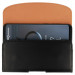Telone Viva Hard Case Size 13 - кожен калъф с щипка за колан за мобилни телефони (черен) 5