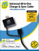 Symtek TekPower MFI Lightning and MicroUSB Cable - сертифициран кабел 2в1 за Apple и MicroUSB устройства  3