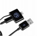Symtek TekPower MFI Lightning and MicroUSB Cable - сертифициран кабел 2в1 за Apple и MicroUSB устройства  1