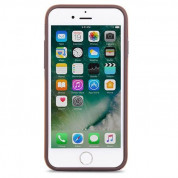 Moshi Kameleon Case - удароустойчив кожен кейс за iPhone SE (2020), iPhone 8, iPhone 7 (черен) 5