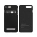 Verus Simpli Leather Case - кожен кейс с поставка и джоб за кредитна карта за iPhone 8 Plus, iPhone 7 Plus (черен) 2
