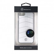 Mercedes-Benz Aluminium Hard Case - дизайнерски алуминиев кейс за iPhone 8 Plus, iPhone 7 Plus (сребрист) 1