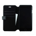 Mercedes-Benz Folio Case - кожен калъф (естествена кожа), тип портфейл за iPhone 8, iPhone 7 (черен) 5