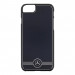 Mercedes-Benz Aluminium Brushed Hard Case - дизайнерски алуминиев кейс за iPhone SE (2022), iPhone SE (2020), iPhone 8, iPhone 7 (черен) 1