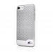 BMW M Carbon Fiber Hard Case - дизайнерски карбонов кейс за iPhone SE (2022), iPhone SE (2020), iPhone 8, iPhone 7 (сребрист) 1