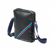 BMW Tablet Bag Tricolor Stripe - оригинална дизайнерска чанта с презрамка за таблети до 10.2 инча син)
