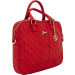 Guess Scarlett Bag - луксозна дизайнерска чанта с дръжки и презрамка за преносими компютри до 13.3 инча (червена) 1
