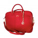 Guess Scarlett Bag - луксозна дизайнерска чанта с дръжки и презрамка за преносими компютри до 13.3 инча (червена) 2
