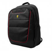 Ferrari Scuderia Backpack - дизайнерска водоустойчива ергономична раница за преносими компютри до 15.6 инча (черна)