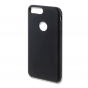 4smarts Cupertino Silicone Case - тънък силиконов (TPU) калъф за iPhone 7 Plus (черен)