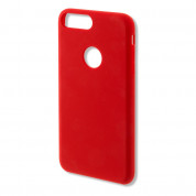 4smarts Cupertino Silicone Case - тънък силиконов (TPU) калъф за iPhone 8, iPhone 7 (червен)