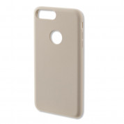 4smarts Cupertino Silicone Case - тънък силиконов (TPU) калъф за iPhone 7 Plus (кремав)