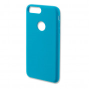 4smarts Cupertino Silicone Case - тънък силиконов (TPU) калъф за iPhone 8, iPhone 7 (син)
