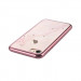 Devia Crystal Papillon Case - поликрабонатов кейс за iPhone 8, iPhone 7 (с кристали Сваровски) (розово злато) 4
