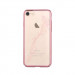 Devia Crystal Papillon Case - поликрабонатов кейс за iPhone 8, iPhone 7 (с кристали Сваровски) (розово злато) 2