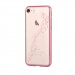 Devia Crystal Papillon Case - поликрабонатов кейс за iPhone 8, iPhone 7 (с кристали Сваровски) (розово злато) 1