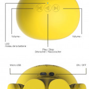 Xoopar Boy Bluetooth Speaker - дизайнерски безжичен Bluetooth спийкър за мобилни устройства (жълт) 3