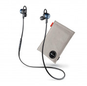 Plantronics BackBeat Go 3 Case Version - безжична слушалка с калъф за зареждане за смартфони с Bluetooth (черен-син)