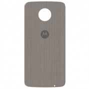 Motorola Moto Mods Style Shell - оригинален резервен капак за Motorola Moto Z, Moto Z Play (сребърен дъб)