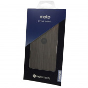 Motorola Moto Mods Style Shell - оригинален резервен капак за Motorola Moto Z, Moto Z Play (сребърен дъб) 1