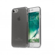 Torrii Healer Case - самовъзстановяващ се поликарбонатов кейс и калено стъкло за iPhone SE (2022), iPhone SE (2020), iPhone 8, iPhone 7 (черен-прозрачен)