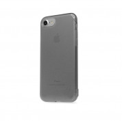 Torrii BonJelly Case - силиконов (TPU) калъф и калено стъкло за iPhone 8, iPhone 7 (черен-прозрачен) 1