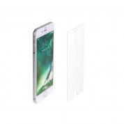 Torrii ChromeJelly Case - хибриден кейс с калено стъкло за iPhone SE (2022), iPhone SE (2020), iPhone 8, iPhone 7 (прозрачен-златист) 5