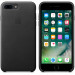 Apple iPhone Leather Case - оригинален кожен кейс (естествена кожа) за iPhone 8 Plus, iPhone 7 Plus (черен) 2