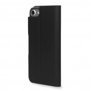 Torrii Torrio Leather Case - кожен калъф със слот за кр. карта и поставка за iPhone SE (2022), iPhone SE (2020), iPhone 8, iPhone 7 (черен) 4