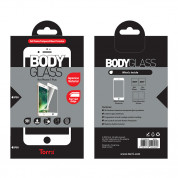 Torrii BodyGlass Curved - калено стъклено защитно покритие 0.25мм. с извити ръбове за целия дисплея на iPhone 8 Plus, iPhone 7 Plus (прозрачен-бял) 1