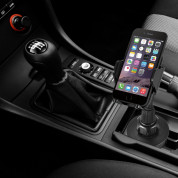 Macally mCup Holder Mount 2XL - универсална поставка за кола за iPhone и мобилни телефони с ширина от 44мм. до 105мм. 1