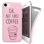 iPaint Coffe Mug Soft Case for iPhone 8, iPhone 7