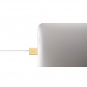 Moshi Lightning to USB Cable - USB кабел за iPhone с Lightning (100 см) (златист) 1