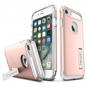 Spigen Slim Armor Case - хибриден кейс с поставка и най-висока степен на защита за iPhone 8, iPhone 7 (розово злато) 1