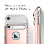 Spigen Slim Armor Case - хибриден кейс с поставка и най-висока степен на защита за iPhone 8, iPhone 7 (розово злато) 3