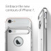 Spigen Slim Armor Case - хибриден кейс с поставка и най-висока степен на защита за iPhone 8, iPhone 7 (сребрист) 3