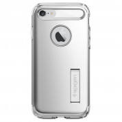 Spigen Slim Armor Case - хибриден кейс с поставка и най-висока степен на защита за iPhone 8, iPhone 7 (сребрист) 8